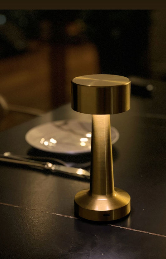 🌈 Metal LED Lamp – Rechargeable, Color-Changing & Ultra Stylish