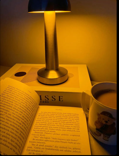 Premium Metal LED Desk Lamp – Eye Comfort & Focus Lighting for Study/Work