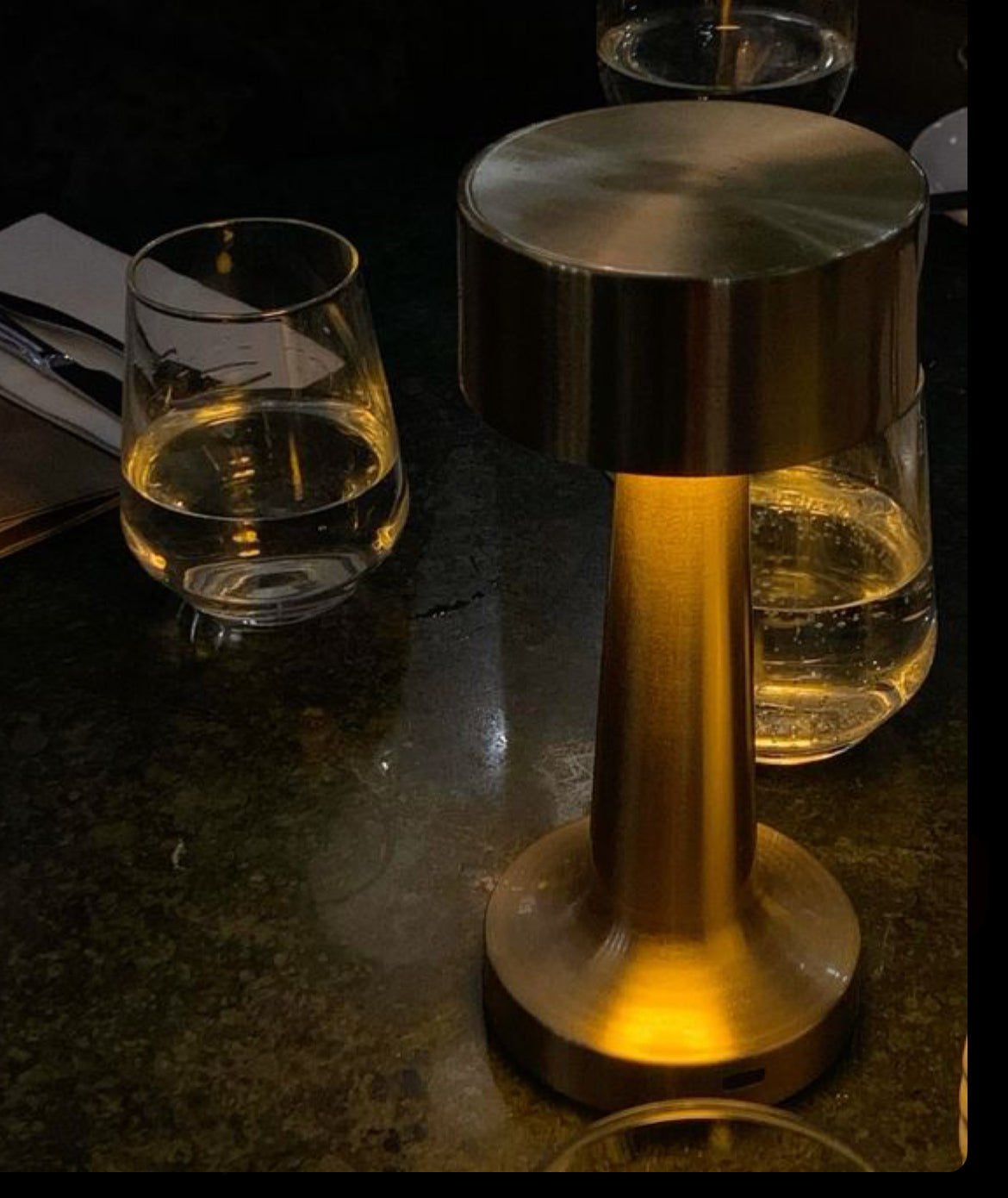 🌈 Metal LED Lamp – Rechargeable, Color-Changing & Ultra Stylish