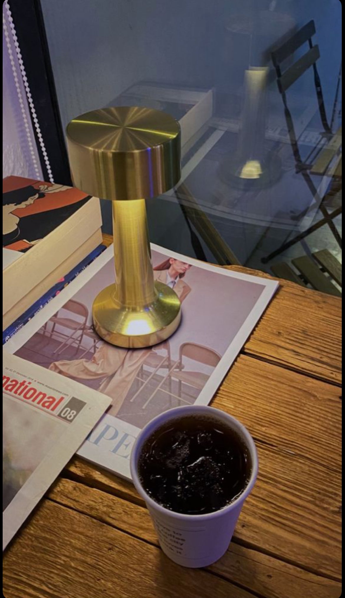 🌈 Metal LED Lamp – Rechargeable, Color-Changing & Ultra Stylish