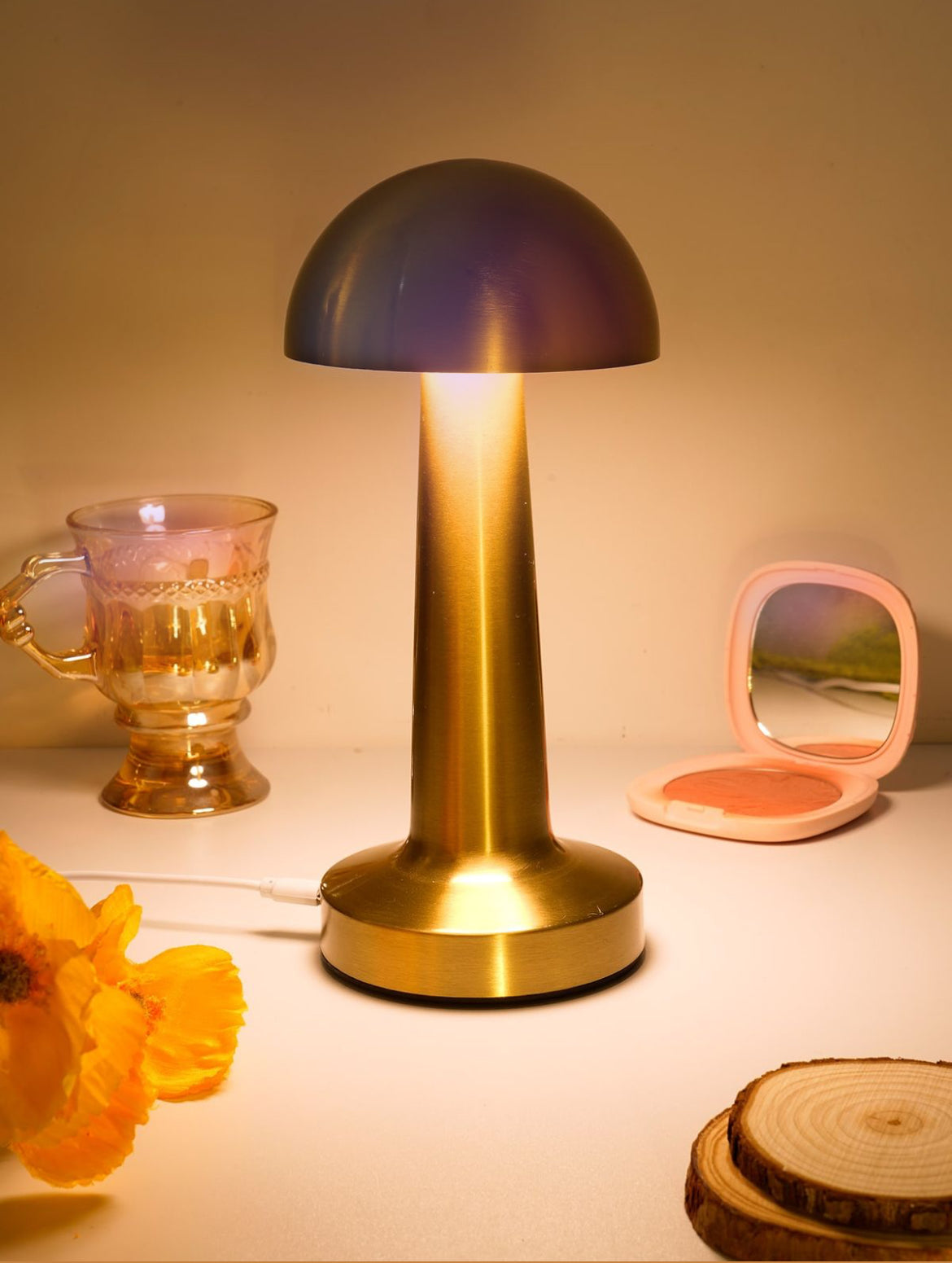 Premium Metal LED Desk Lamp – Eye Comfort & Focus Lighting for Study/Work