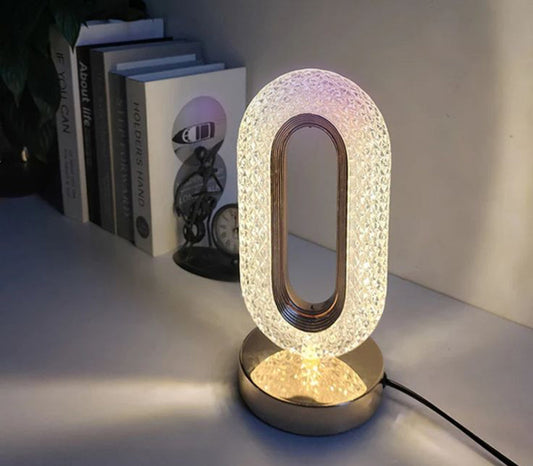 Luxury Crystal Table Lamp – Elegant Bedside & Living Room Décor Light