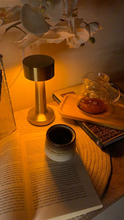 🌈 Metal LED Lamp – Rechargeable, Color-Changing & Ultra Stylish