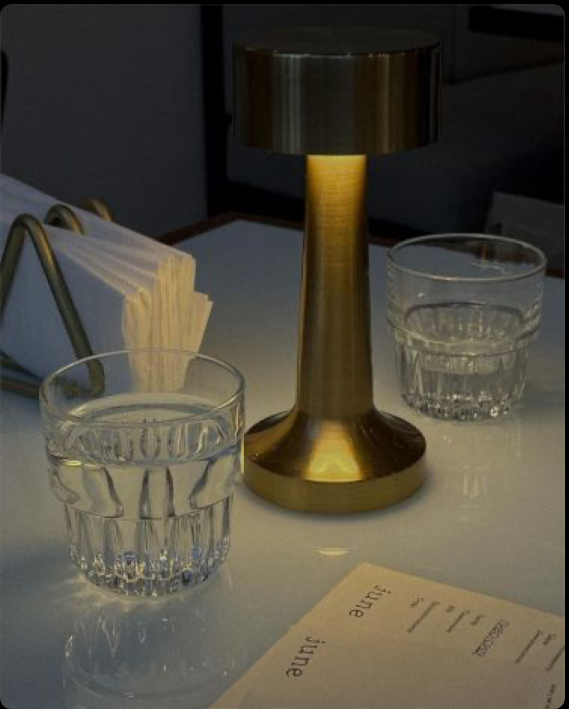 🌈 Metal LED Lamp – Rechargeable, Color-Changing & Ultra Stylish