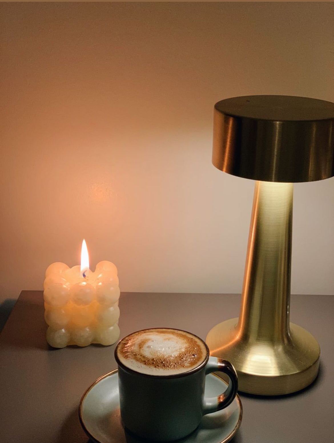 🌈 Metal LED Lamp – Rechargeable, Color-Changing & Ultra Stylish