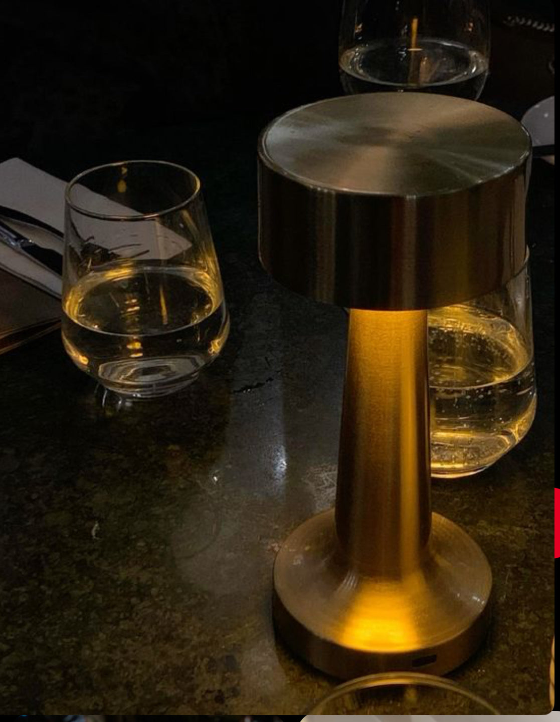 🌈 Metal LED Lamp – Rechargeable, Color-Changing & Ultra Stylish