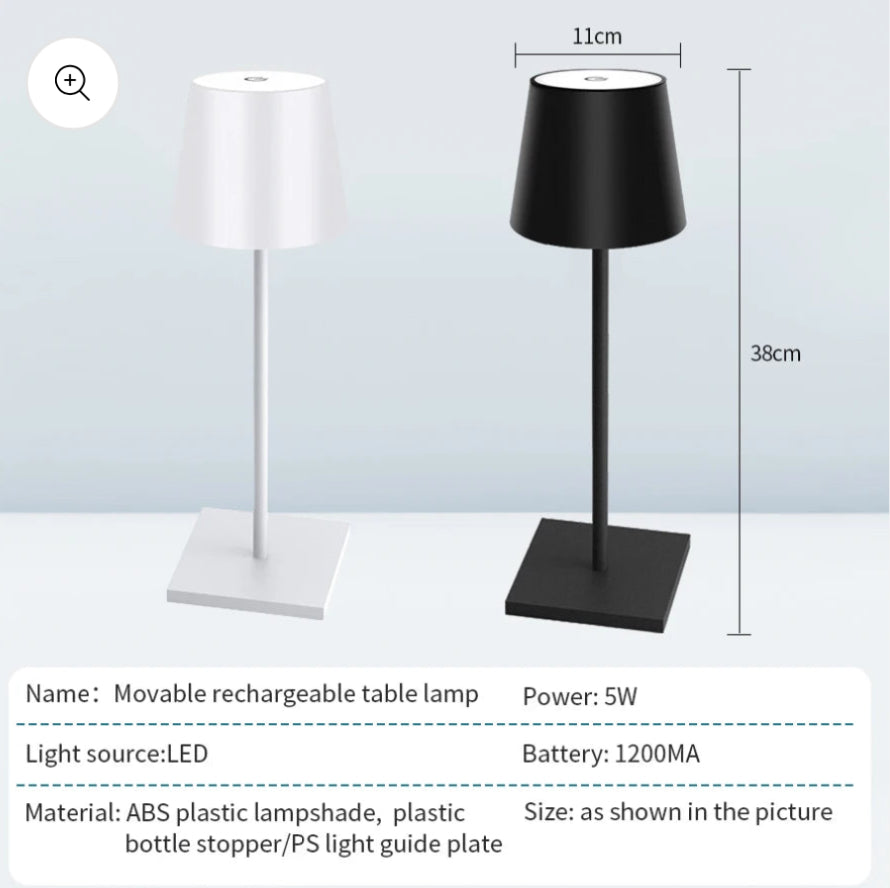 Premium LED Table Lamp – Eye Protection, Dimmable & Touch Control