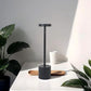 "The Lamp Redefined: Minimalist Metal LED Lamp with 3-Color Touch Control"