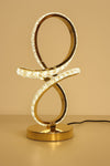 Dazzling Crystal Infinity LED Table Lamp - Modern Elegance